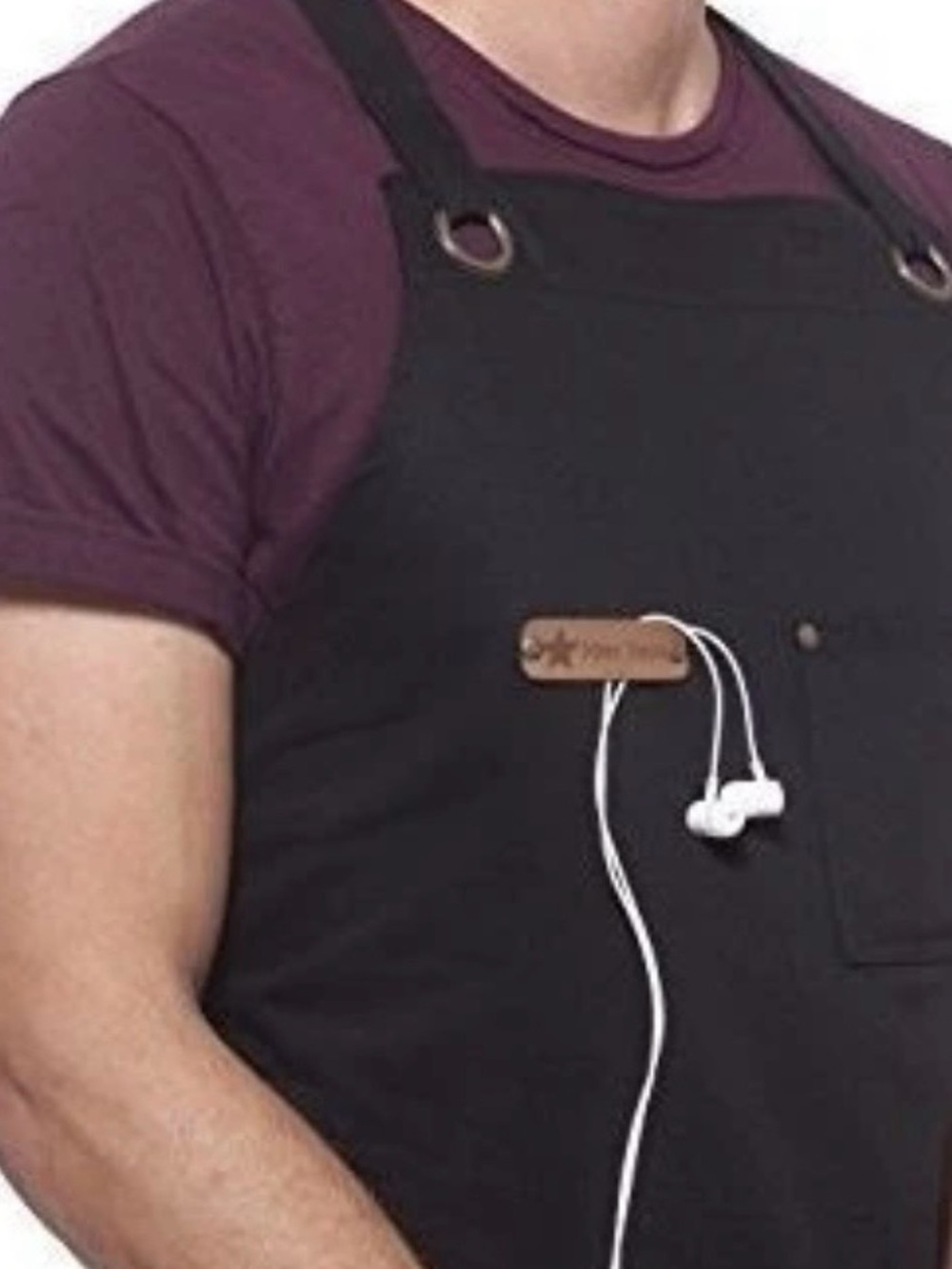 Dark Denim Workwear Apron with Utility Pockets #0420263 - Picture 6 of 10
